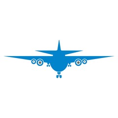 Wall Mural - Airplane logo templat vector icon design