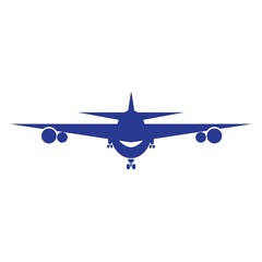 Wall Mural - Airplane logo templat vector icon design