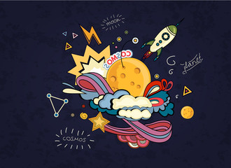 illustration of space.