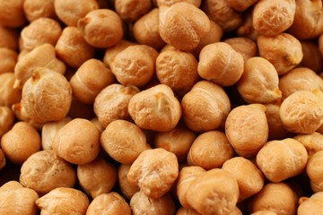 Canvas Print - chickpeas for healthy eating closeup