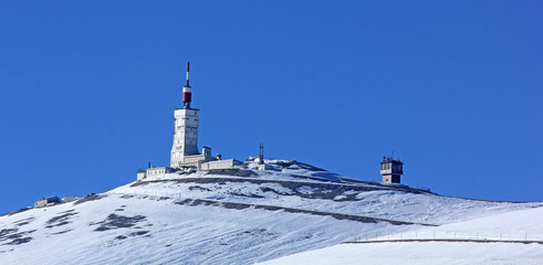 Canvas Print - neige au Ventoux