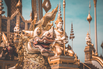 Royal Crematorium King Bhumibol in Bangkok Thailand