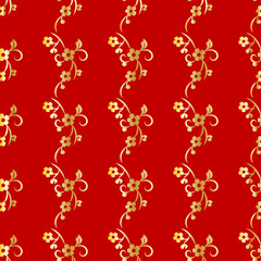 Poster - Modern background for decorative design. Trendy art background. Tile seamless asian pattern. Japanese pattern. Seamless vector texture. Line template. Asian geometric. Simple graphic ornament.