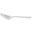 Vector realistic 3d kitchen tool stainless fork glossy silver