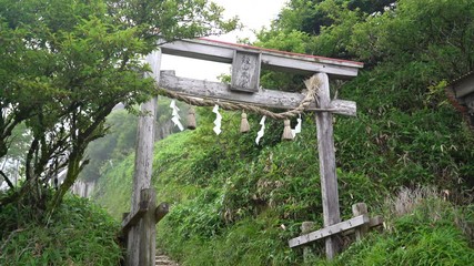 Wall Mural - Mount Tsurugi in Tokushihma, Japan, August 2019.