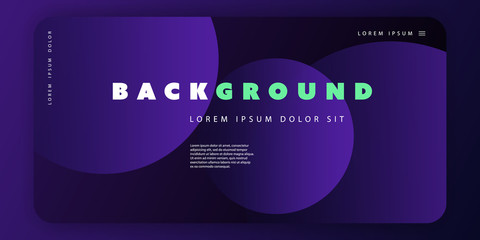 Wall Mural - Abstract Colorful Minimal Geometric Pattern Background Template, Gradient Shapes Composition, Futuristic Poster or Landing Page Design - Vector Illustration