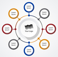 diagram of business success, infographic