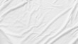 Pattern texture  crumpled white fabric background