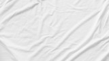 Pattern texture  crumpled white fabric background
