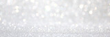 Fototapeta  - background of abstract glitter lights. silver and white. de-focused