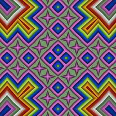 Abstract colorful geometric  pattern