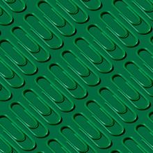 Green Paper Clip Pattern On Green