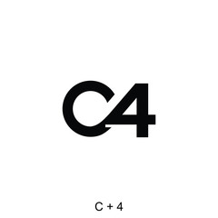 Poster - C4 logo design ready to use