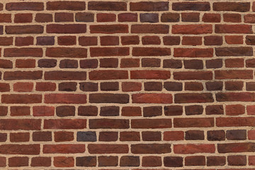  old red brick wall background