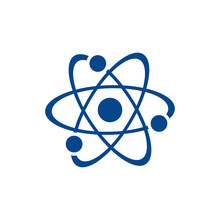 Science Atom Symbol Icon Vector EPS 10 Illustration