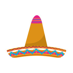 Wall Mural - mexican hat isolated icon