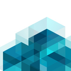 Wall Mural - abstract geometric modern template for business or technology presentation, vector illustration