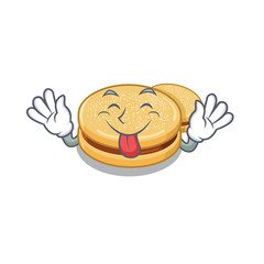 Sticker - Tongue out alfajores isolated with in the mascot