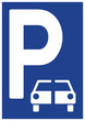 spr128 SignParkRaum - german - Parkplatz: Parken für Fahrgemeinschaften: car / carsharing - Schild - A2 A3 A4 Poster - g8422