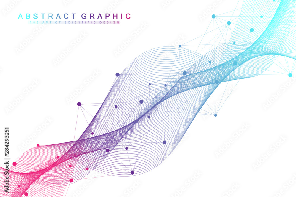 Scientific vector illustration genetic engineering and gene ...
