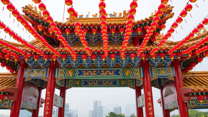 Sticker - Chinese temple in Malaysia