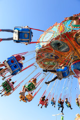 carousel at the Oktoberfest in Munich