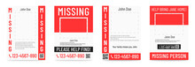 Missing Person Poster Help To Find Placard Template