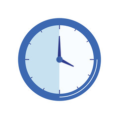 Sticker - time clock watch isolated icon