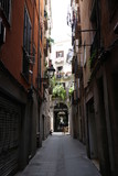 Fototapeta Uliczki - narrow street in old town, 유럽 스페인  골목