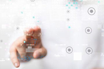 software, web development, programming concept. abstract programming