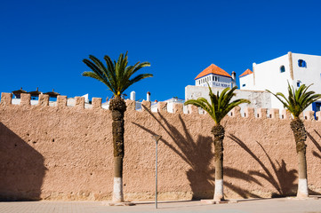 Wall Mural - The ramparts of the Old City, Essaouira, Morocco.