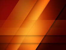 Abstract Orange Background With Line