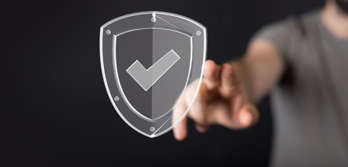 security data code digital in hand