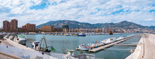 Fuengirola City And Port Bay Panorama