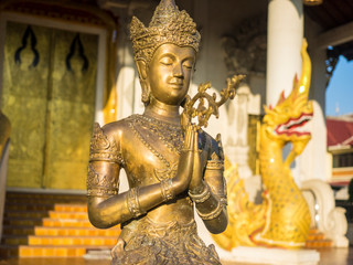 Southeast Asia, Thailand, Chiang Mai, Wat Prasingh is most visited place in Chiang Mai