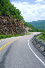 Poster - Canada, Nova Scotia, Cape Breton Island, Cabot Trail. Cape Breton Highlands National Park.