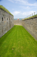 Poster - Canada, Nova Scotia, Halifax. Citadel, National Historic Site. Fort walls.