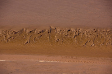 Canvas Print - Canada, New Brunswick, Hopewell Cape, Bay of Fundy. Daniel Flats, view of mud flats at mid-tide.