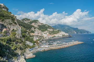 Sticker - Italy, Amalfi Coast, Amalfi Town