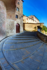 Poster - Stairs Leading through the City