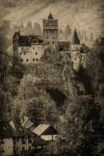 Transylvania, Romania, 13th Century Castle Bran, Associated With Vlad II The Impaler, Dracula. Queen Marie Of Romania's Later Residence.