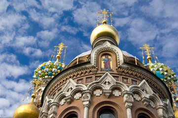 Poster - Russia, St. Petersburg, Nevsky Prospekt, The Cathedral of the Resurrection (aka Our Savior on the Spilt Blood), c. 1883-1907.