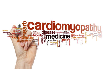 Poster - Cardiomyopathy word cloud