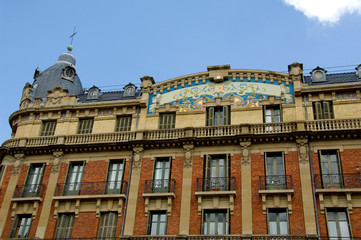 Poster - Spain, Pamplona (aka Iruna). San Francisco plaza.