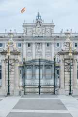 Wall Mural - Spain, Madrid, Royal Palace (Palacio Real de Madrid) Gate