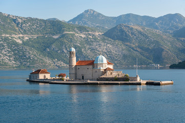 Canvas Print - Gospa Od Skrpjela, Bay of Kotor, Montenegro, Europe