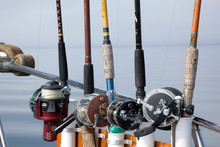 USA, Alaska, Fishing Poles.