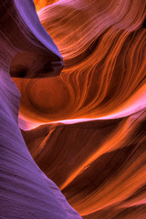 Canvas Print - AZ, Arizona, Page, Lower Antelope Canyon