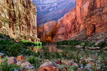 Sticker - USA, Arizona, Grand Canyon, Colorado River Float Trip Whitmore Creek