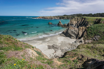 Canvas Print - USA, California, Mendocino County, Jug Handle State Natural Reserve, Jug Handle Cove